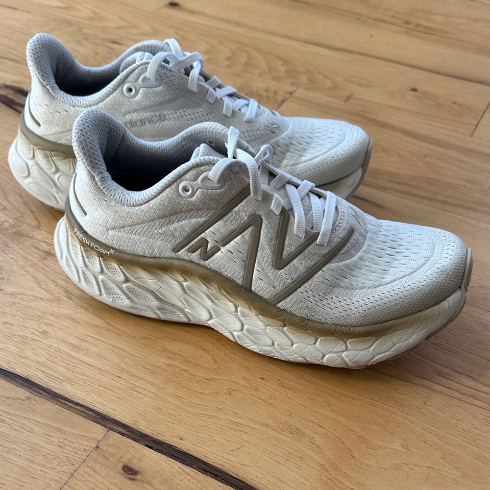 New Balance White Athletic Shoes